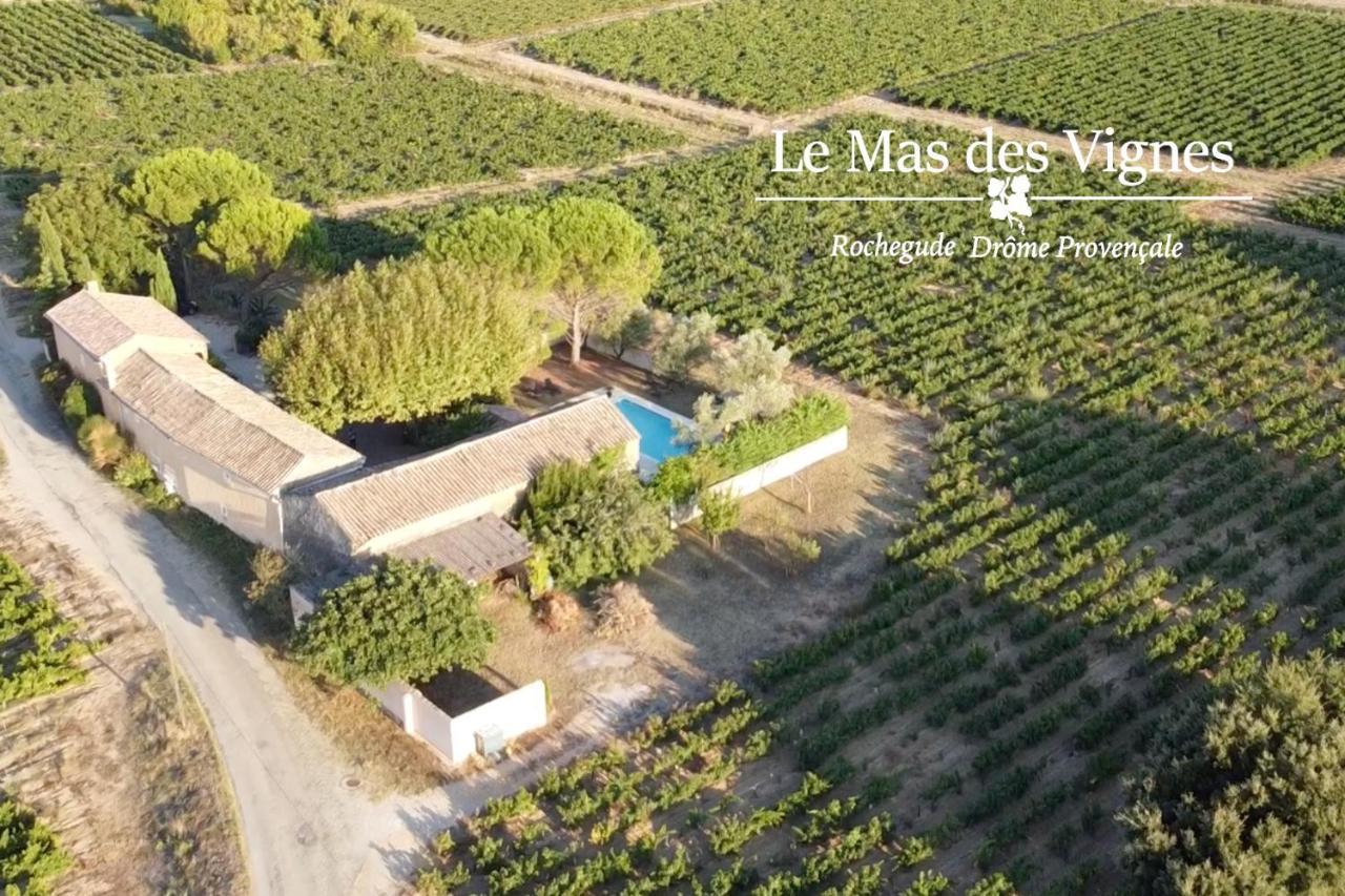 Отель Maison D'Hotes Le Mas Des Vignes Rochegude  Экстерьер фото