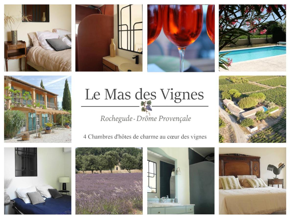 Отель Maison D'Hotes Le Mas Des Vignes Rochegude  Экстерьер фото