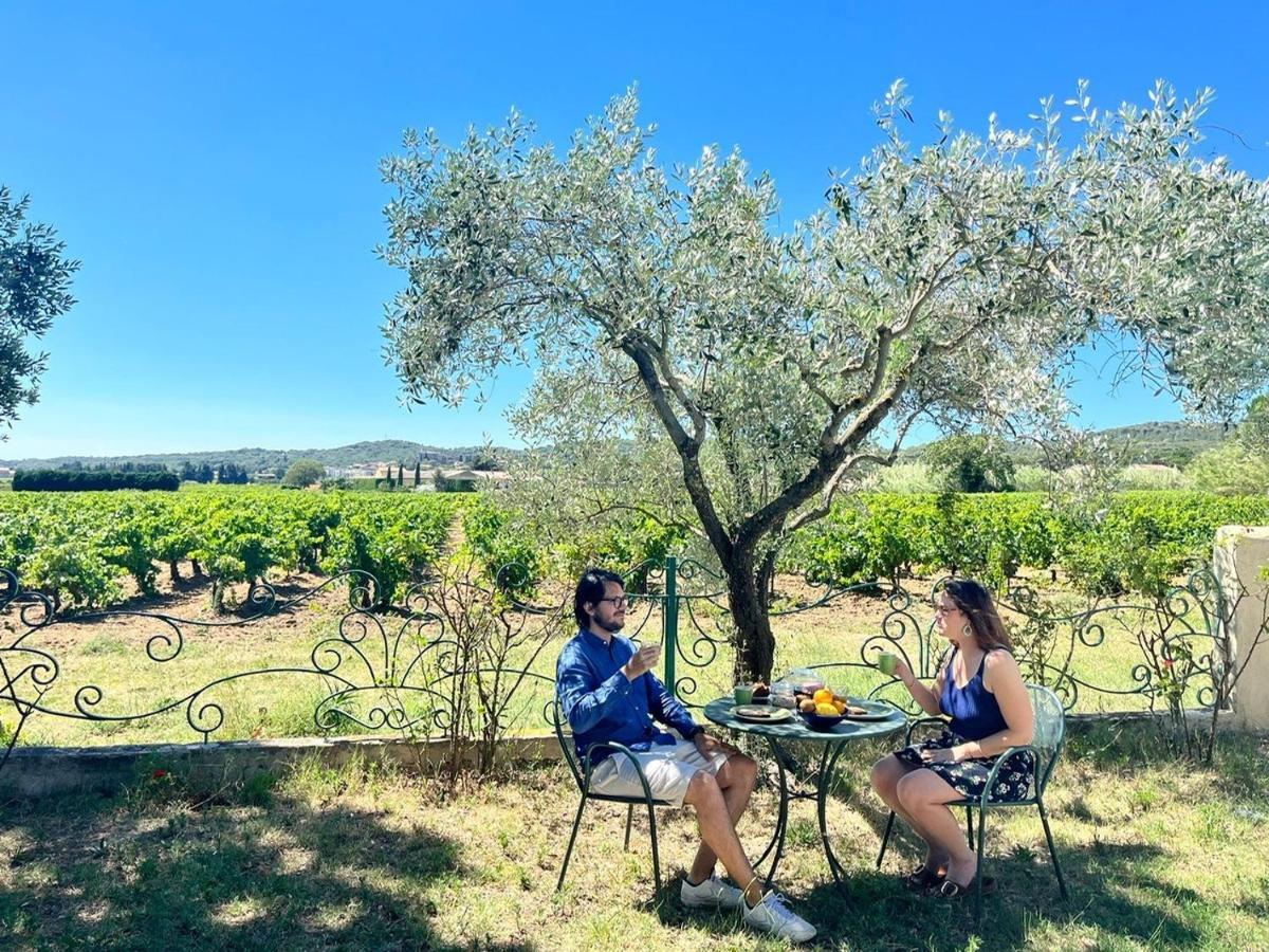 Отель Maison D'Hotes Le Mas Des Vignes Rochegude  Экстерьер фото